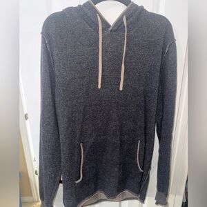 The Normal Brand Men's Jimmy Sweater Hoodie in black